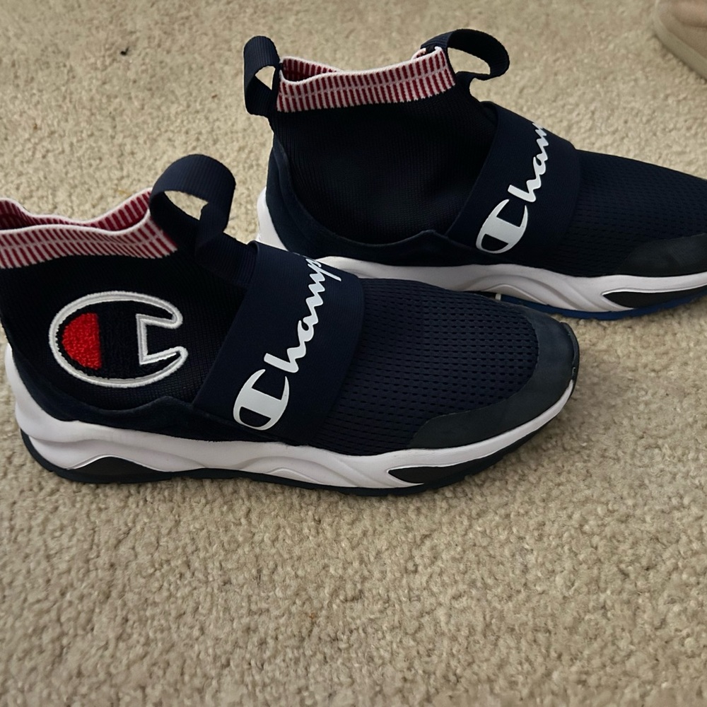 Champion Kids' Navy and Red Sneakers